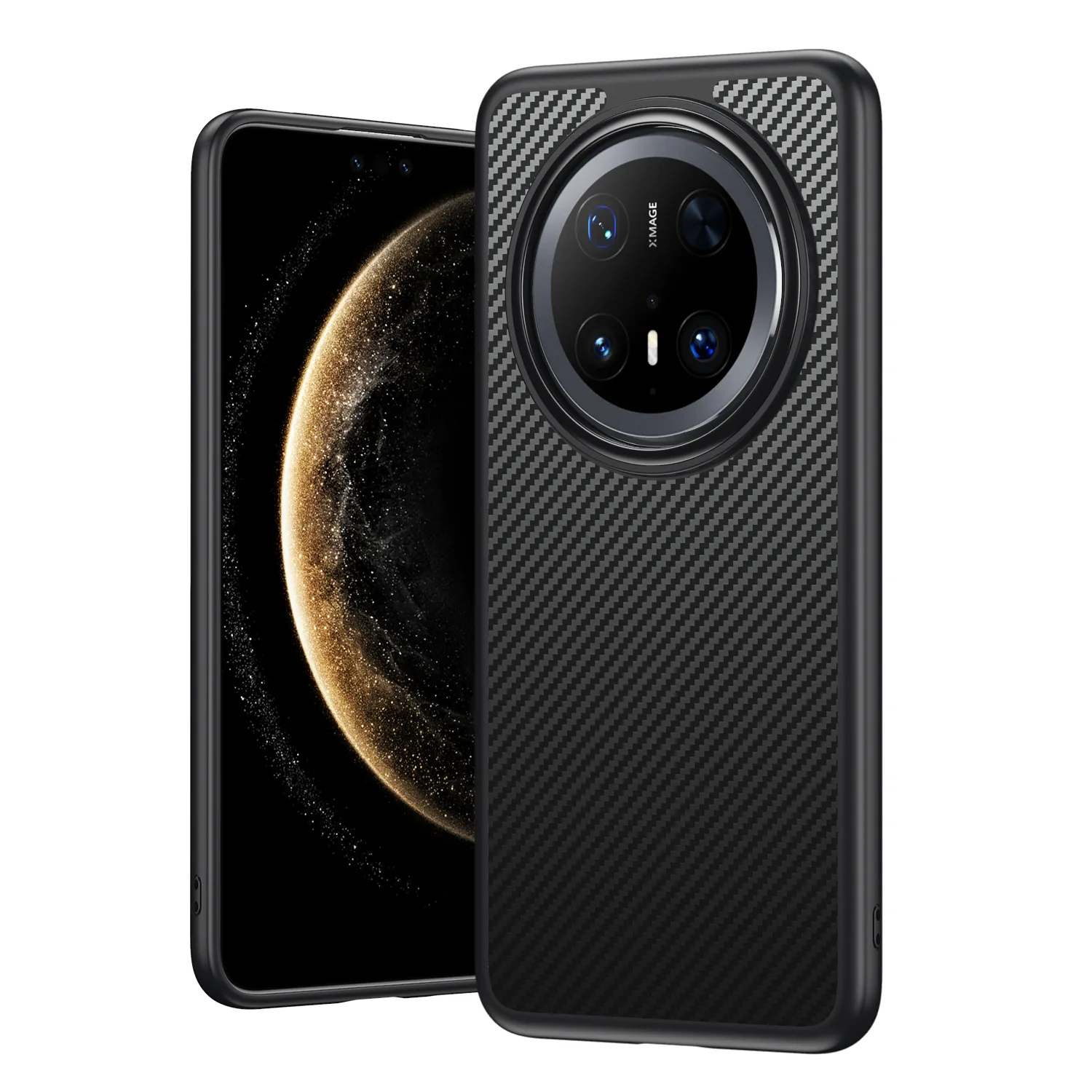 Carbon fiber magnetic anti drop case - Huawei Mate70 Pro